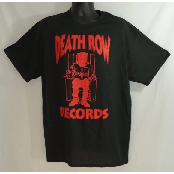 Death Row Other - Death Row Records Spellout Graphic T Shirt L